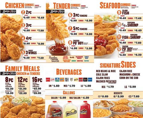 popeyes menu with prices 2023